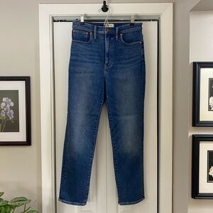 Madewell size 29 Perfect Vintage Jean- Medium Wash